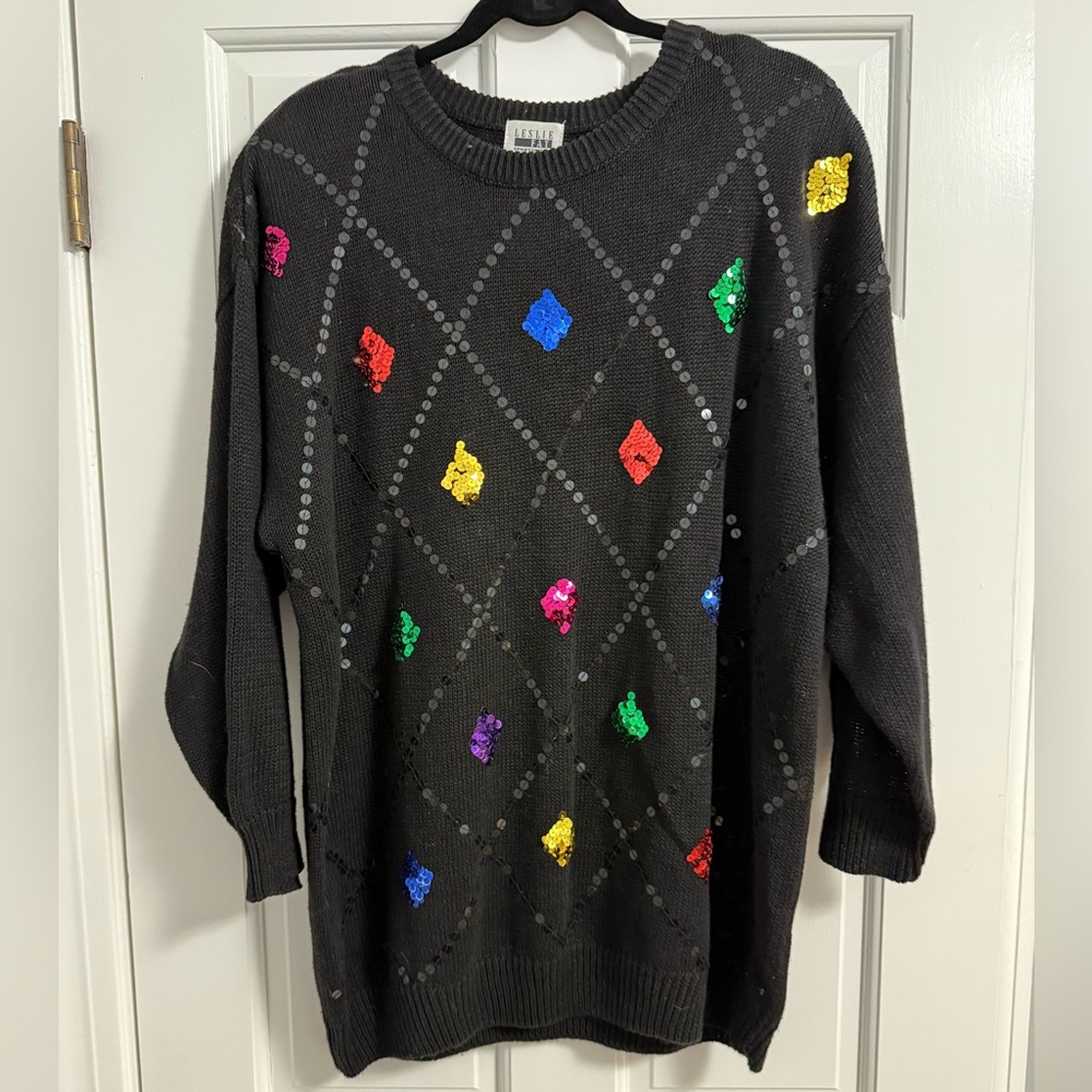 Vintage Leslie Fay Holiday Sweater